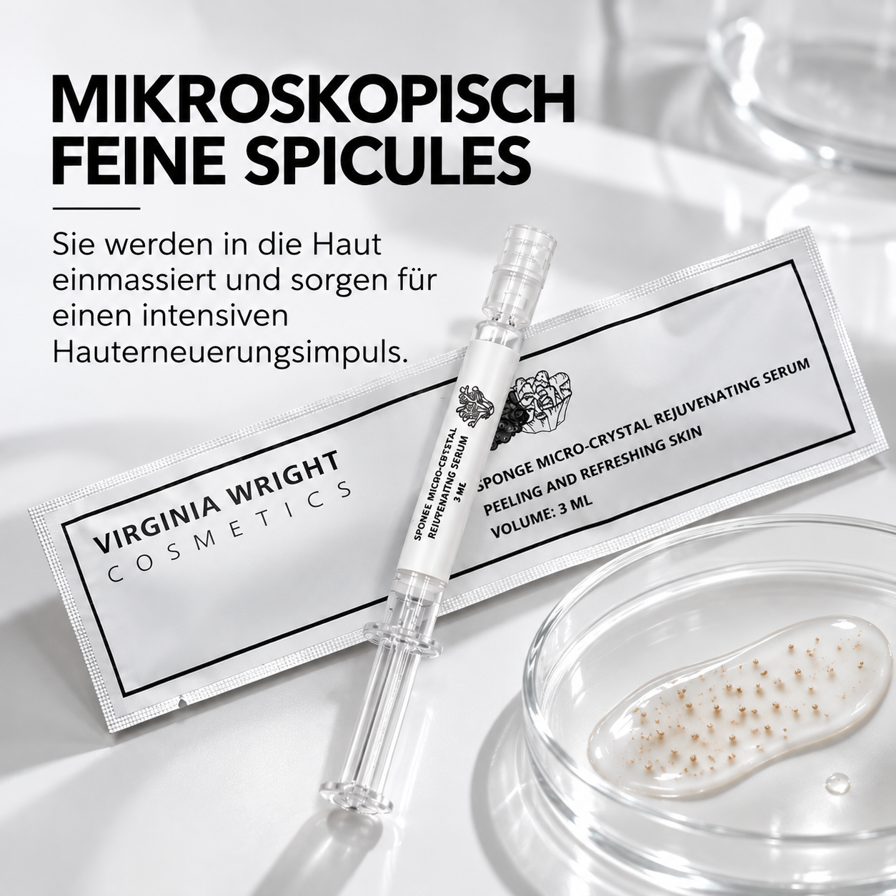 Sponge Micro Crystal Rejuvenating Serum – Bio Microneedling – Bild 3
